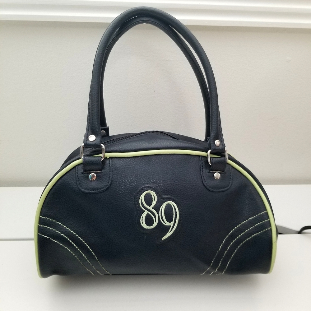 Y2K Navy Bowling/Bowler Handbag